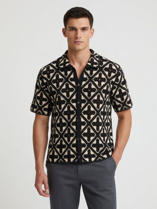 Camisa de manga corta de punto Gianni Lupo