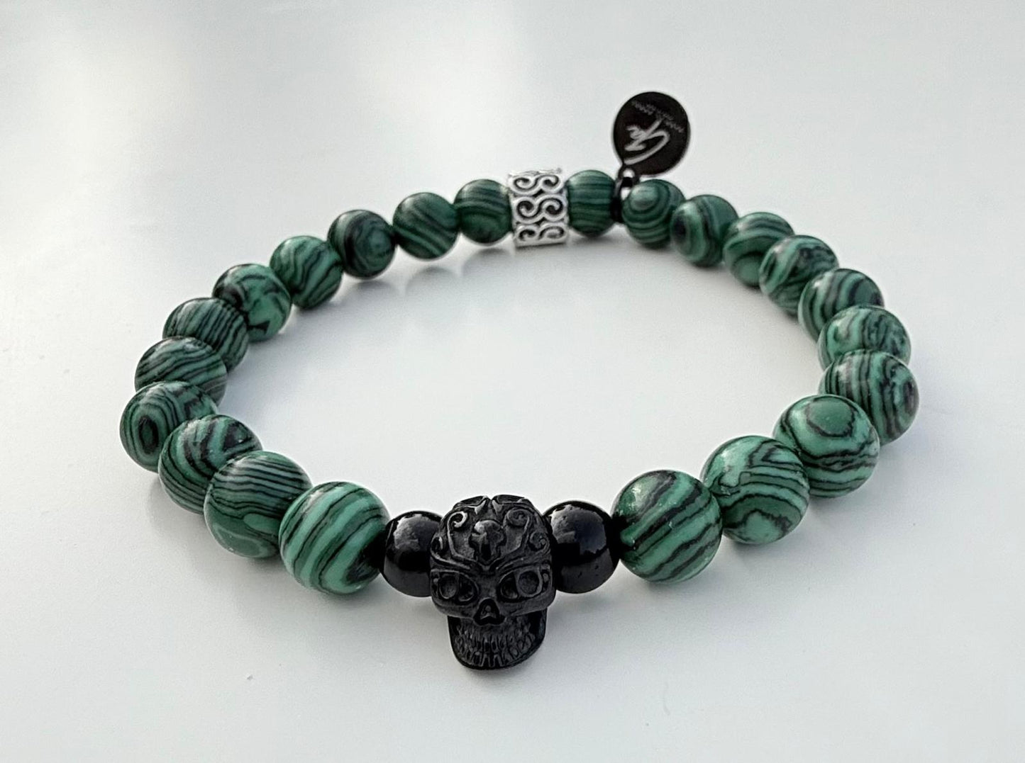 Pulsera gamadeinibiza green skull