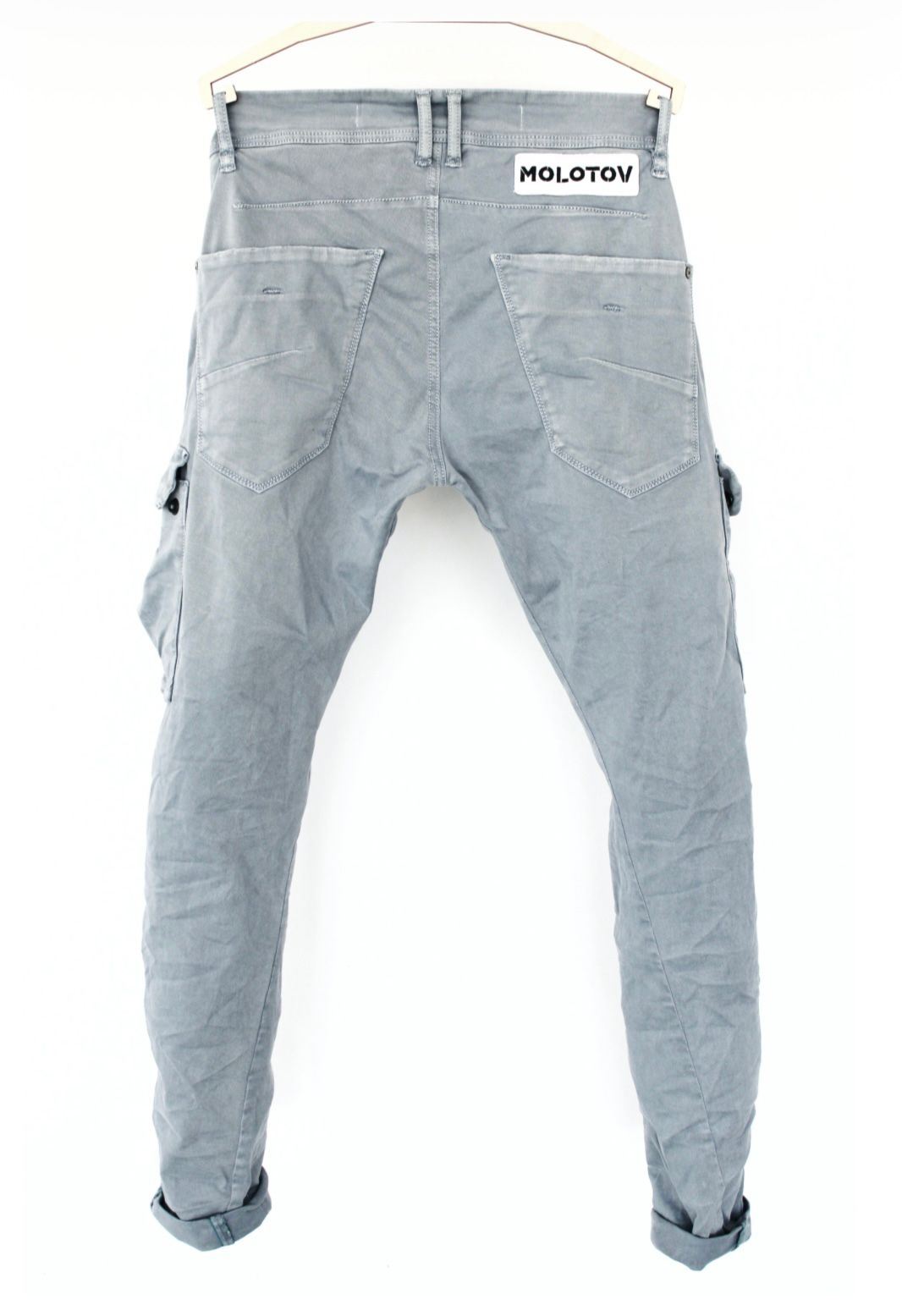 Pantalón cargo MOLOTOV blue light