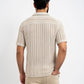 Camisa Hombre Manga Corta Texturizada Beige – Indicode Inphenyl