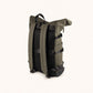 Mochila Urbana Impermeable con Cierre Roll Top Kaki HUSH ROLL BACKPACK KHAKI