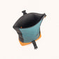 Mochila Urbana Impermeable Ergónoma con Acolchado Trasero CITY BACKPACK ORANGE/GREE