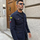 Chaqueta estilo militar berne