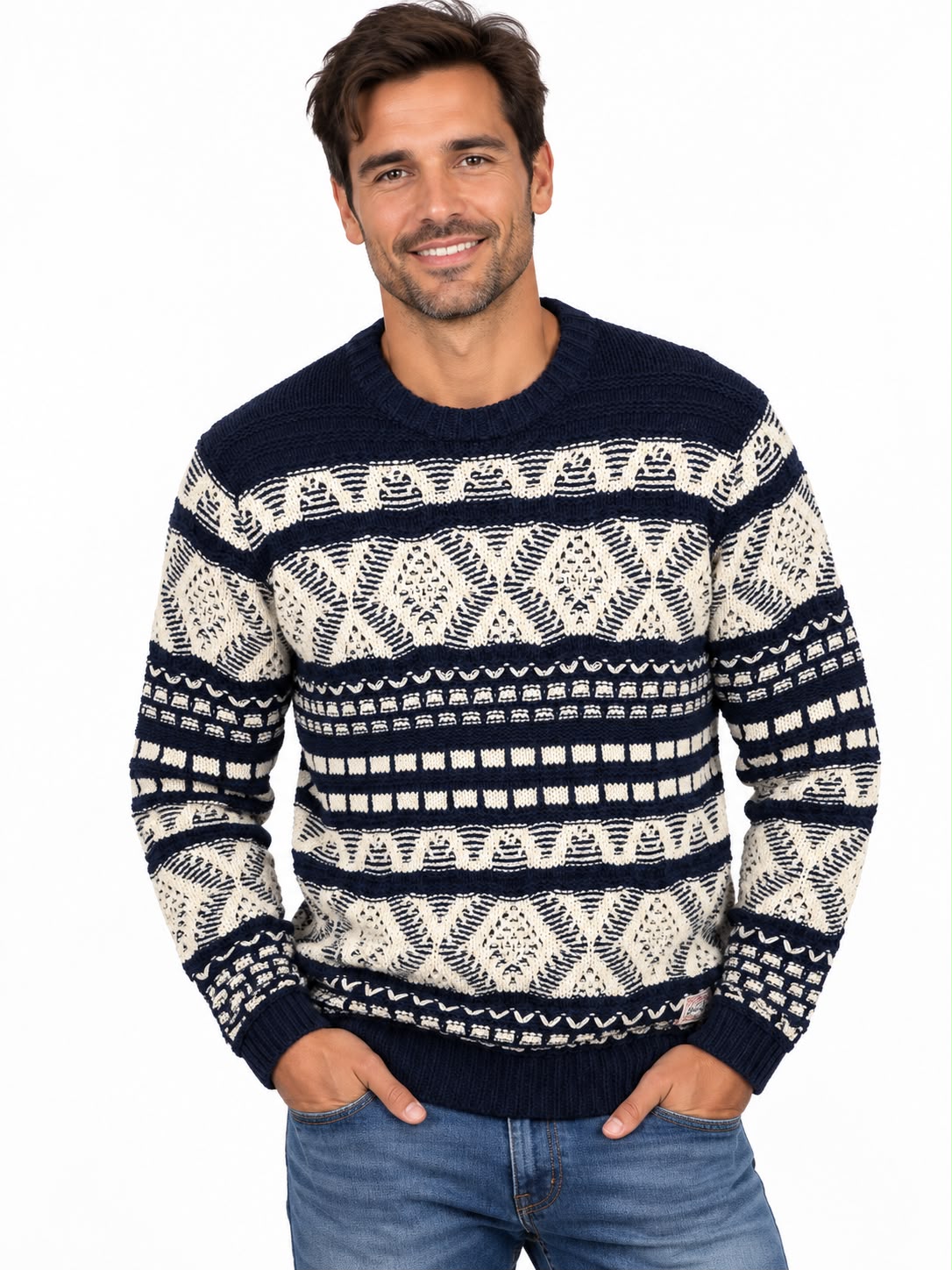 Jersey de Punto Jacquard Gianni Lupo