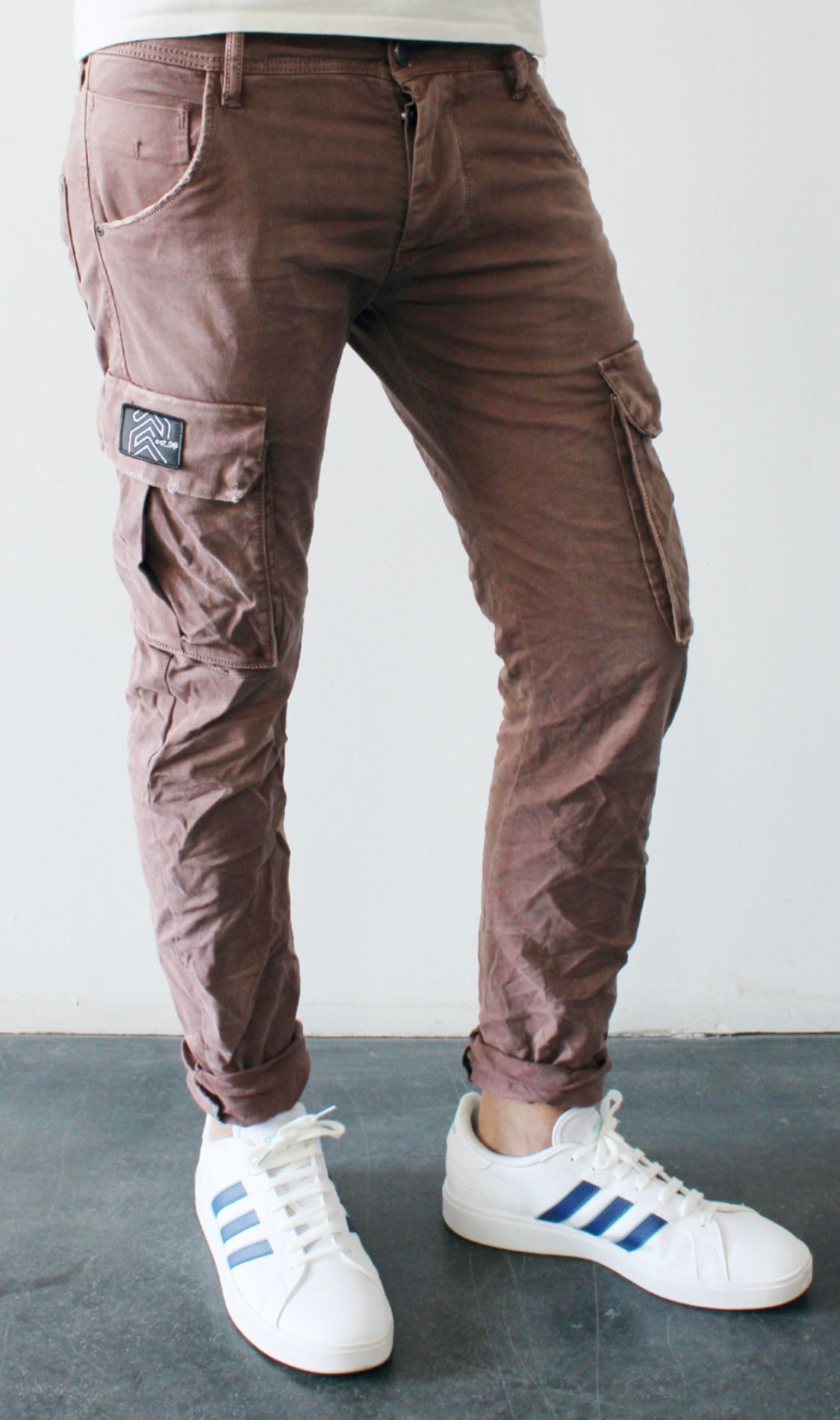 Pantalón cargo MOLOTOV Smith BROWN Made in Spain - INDOMITO108