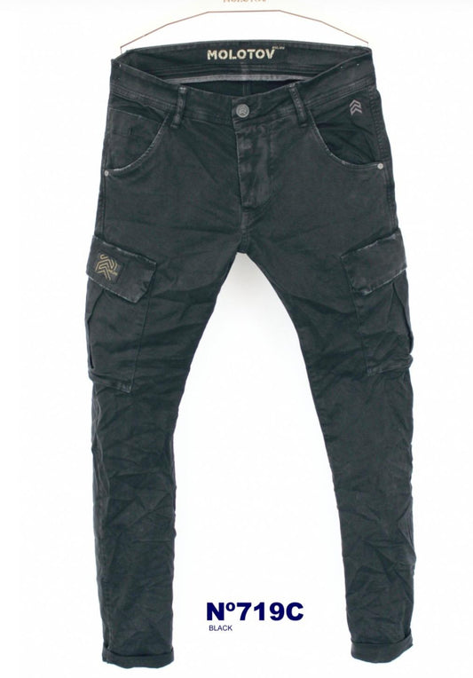 Pantalón cargo MOLOTOV black