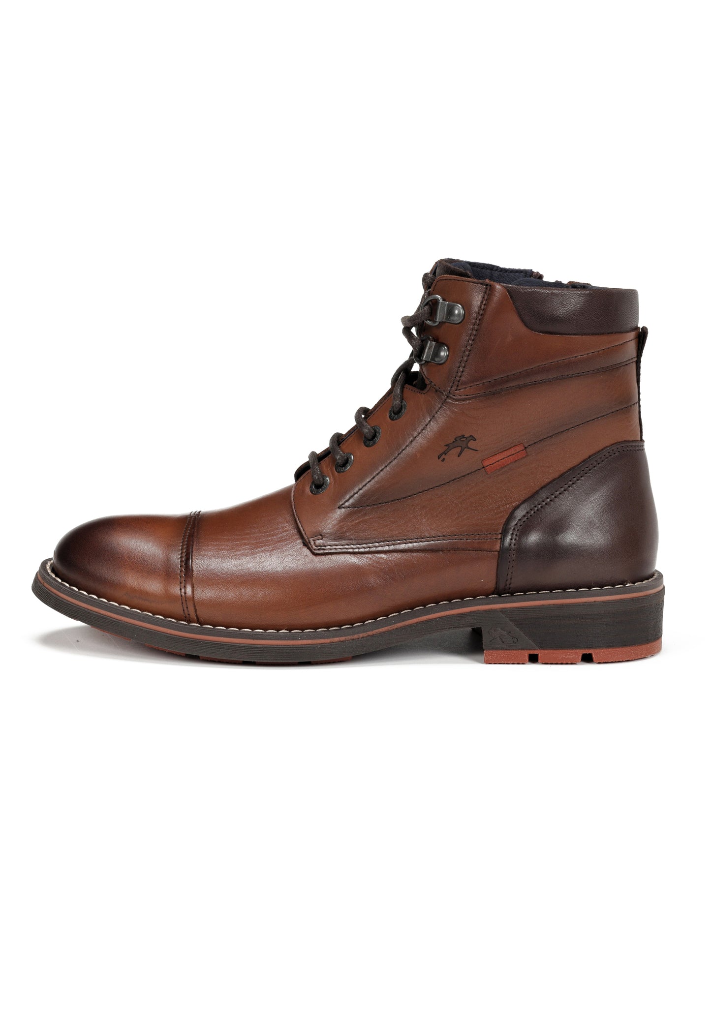 Bota de piel Habana camel