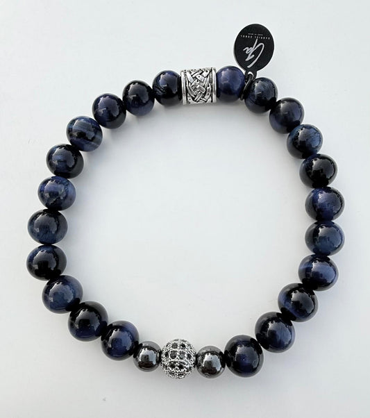 Pulsera gamadeinibiza azul mundo