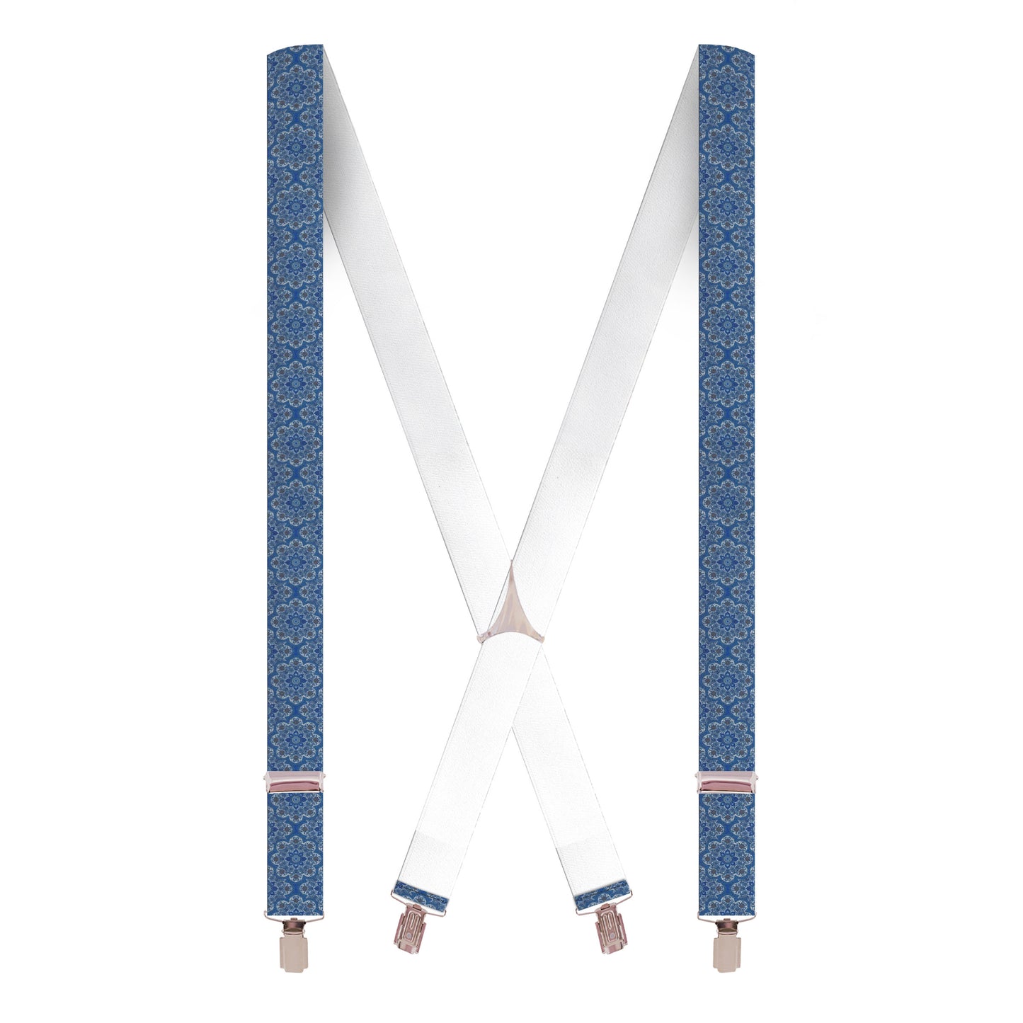 Tirantes rosetones celeste