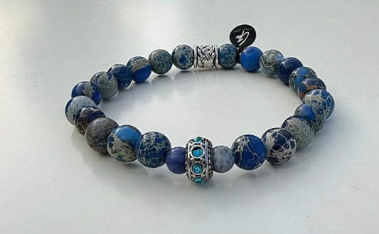 Pulsera gamadeinibiza blue worls