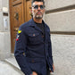 Chaqueta estilo militar berne