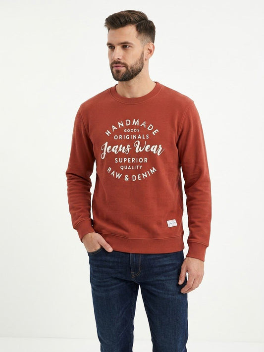 Sudadera Gianni Lupo Jeans Wear Terracota
