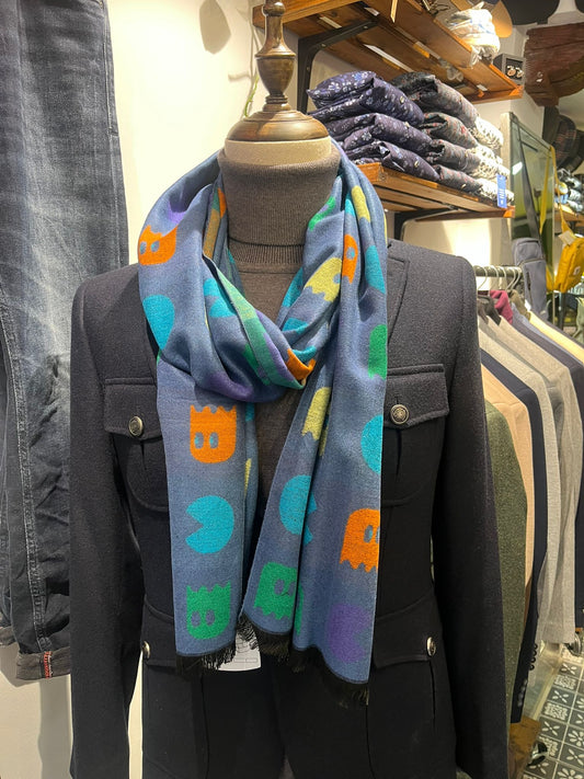 Fular come cocos celeste