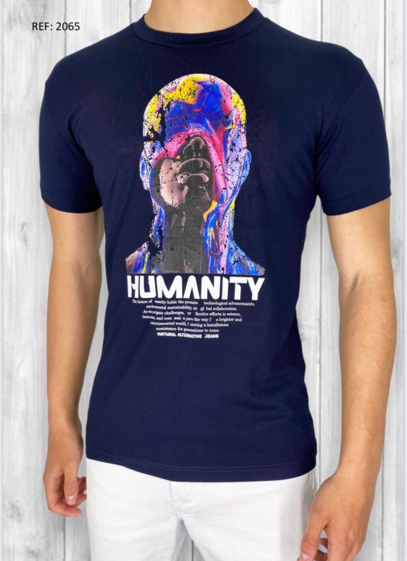 Camiseta Virtual humanity