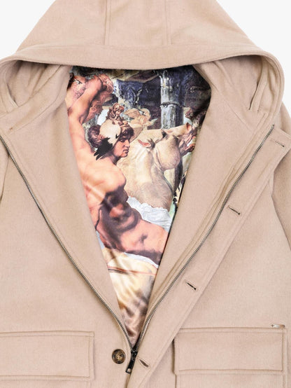 Abrigo con capucha gianni