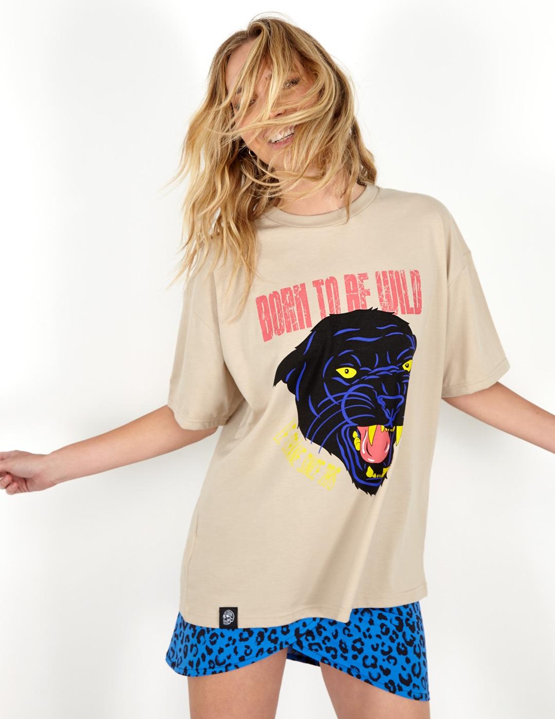 Camiseta Unisex Panther Le Crane - INDOMITO108