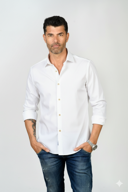 Camisa Kents básica britania slim fit