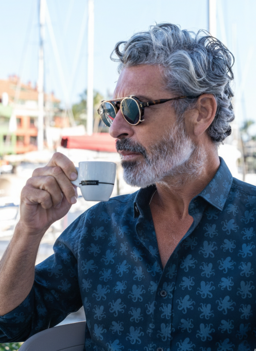 Camisa estampada Monttesco pulpitos