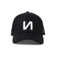 Gorra baseball black logo N