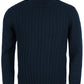 Jersey azul marino trenzado