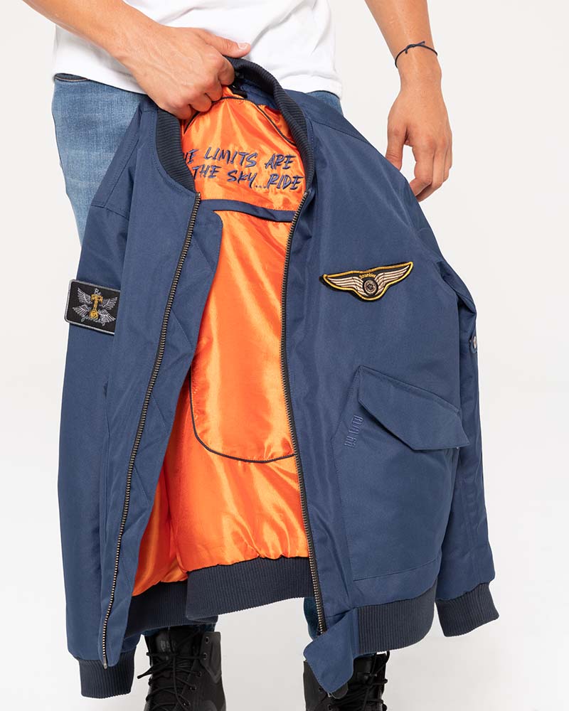 Cazadora aviador TOP GUN azul navy