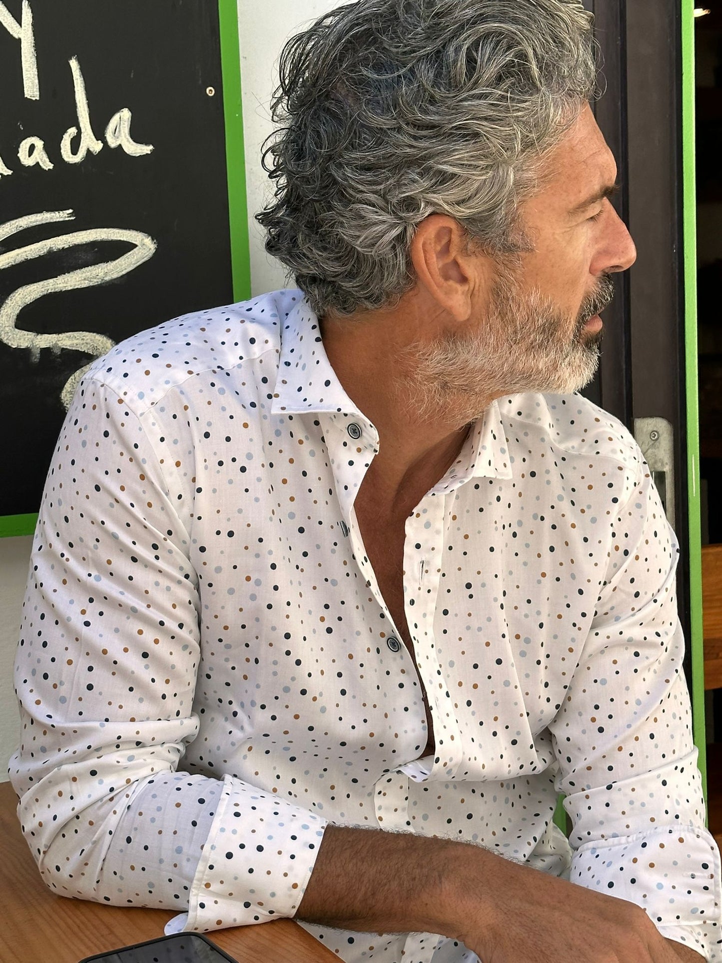 Camisa Monttesco seamless blanc