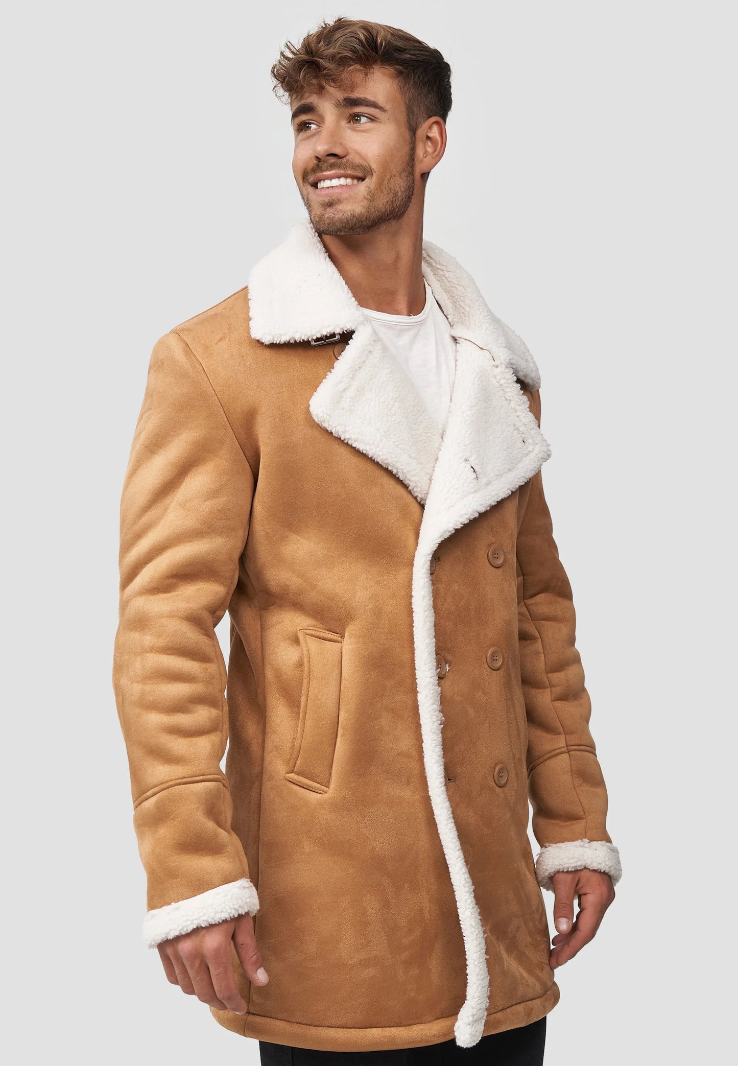 Abrigo corto injovani borreguito