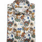 Camisa Monttesco flor ameba