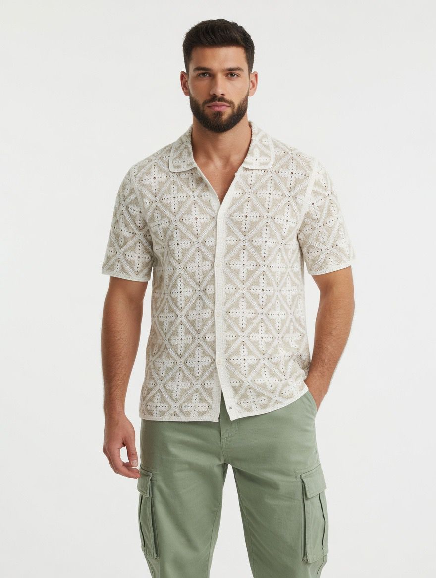 Camisa de manga corta de punto Gianni Lupo