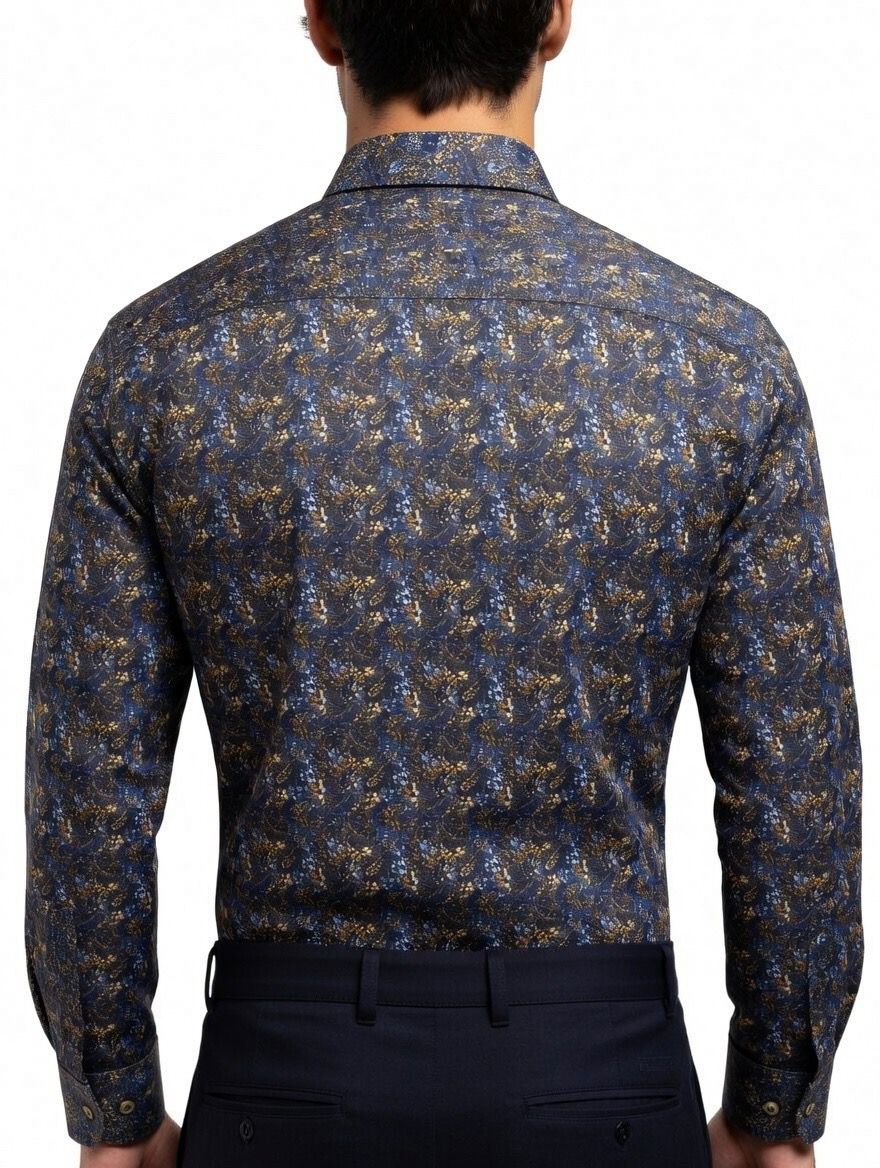 Camisa  estampada Monttesco purple