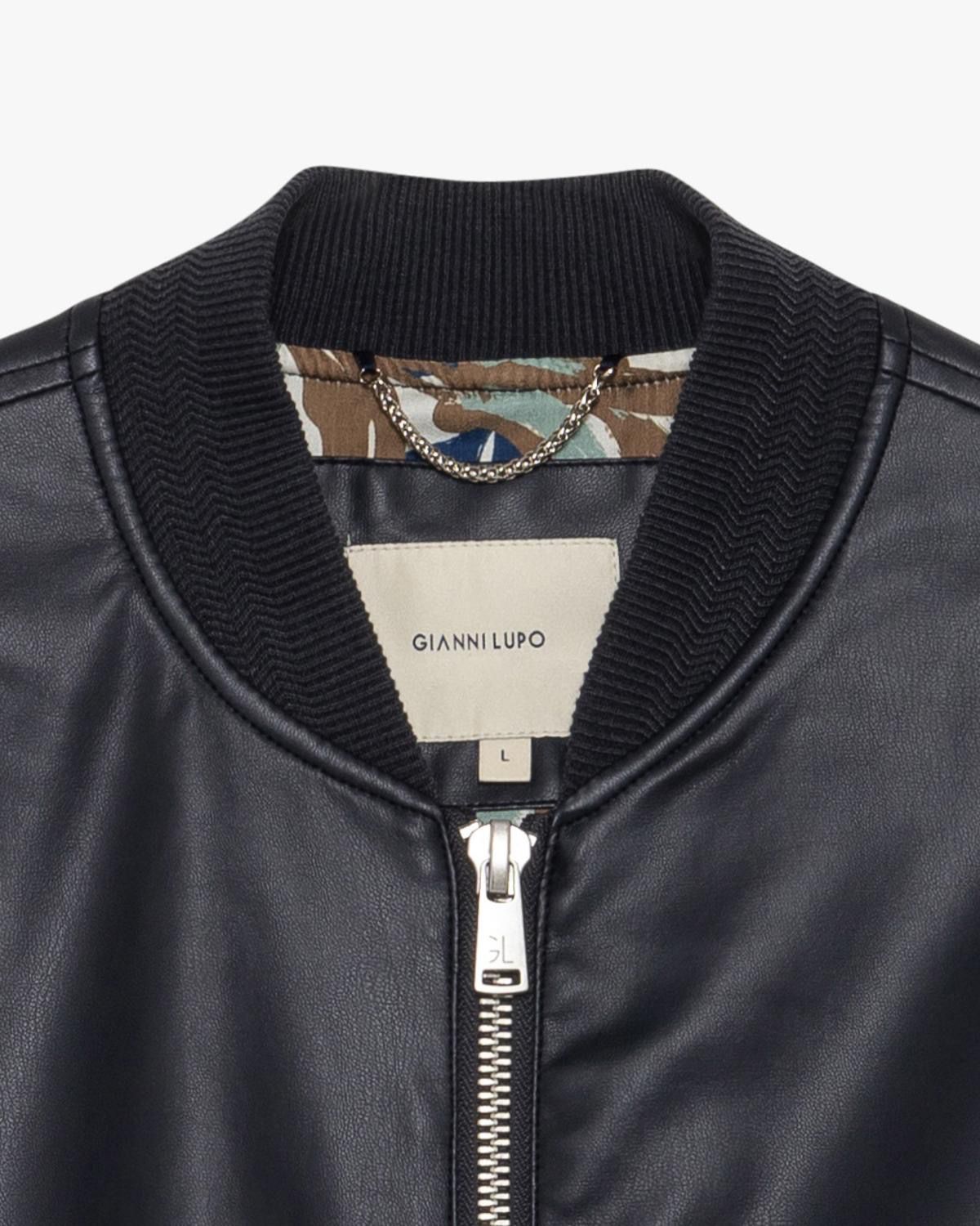 Chaqueta bomber azul gianni