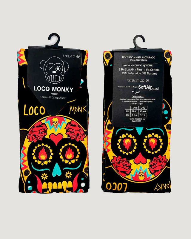 Calcetin loco monkey mexico