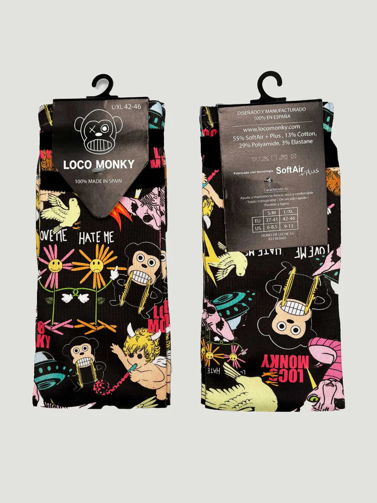 Calcetin puro loco monkey