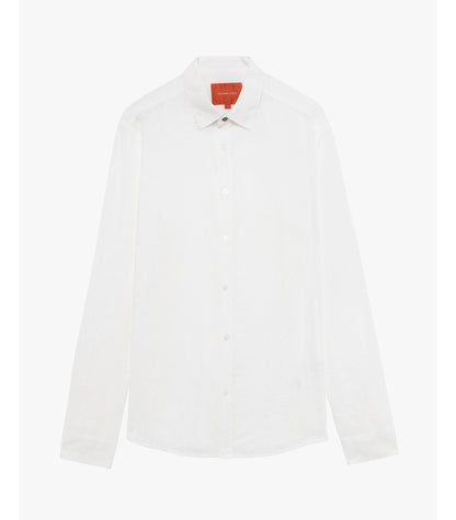 Camisa blanca tejido bordado Gianni Lupo