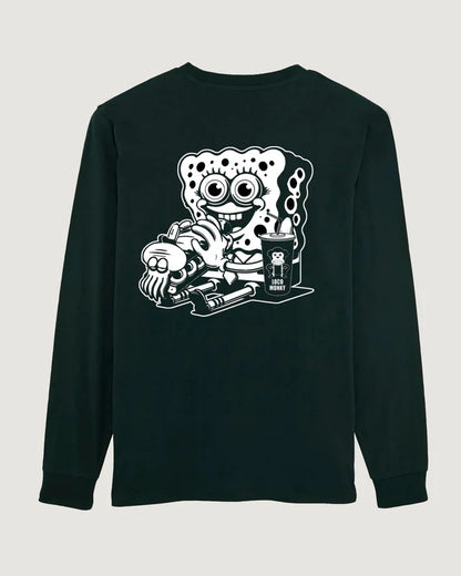 Camiseta manga larga negra Loco Monkey