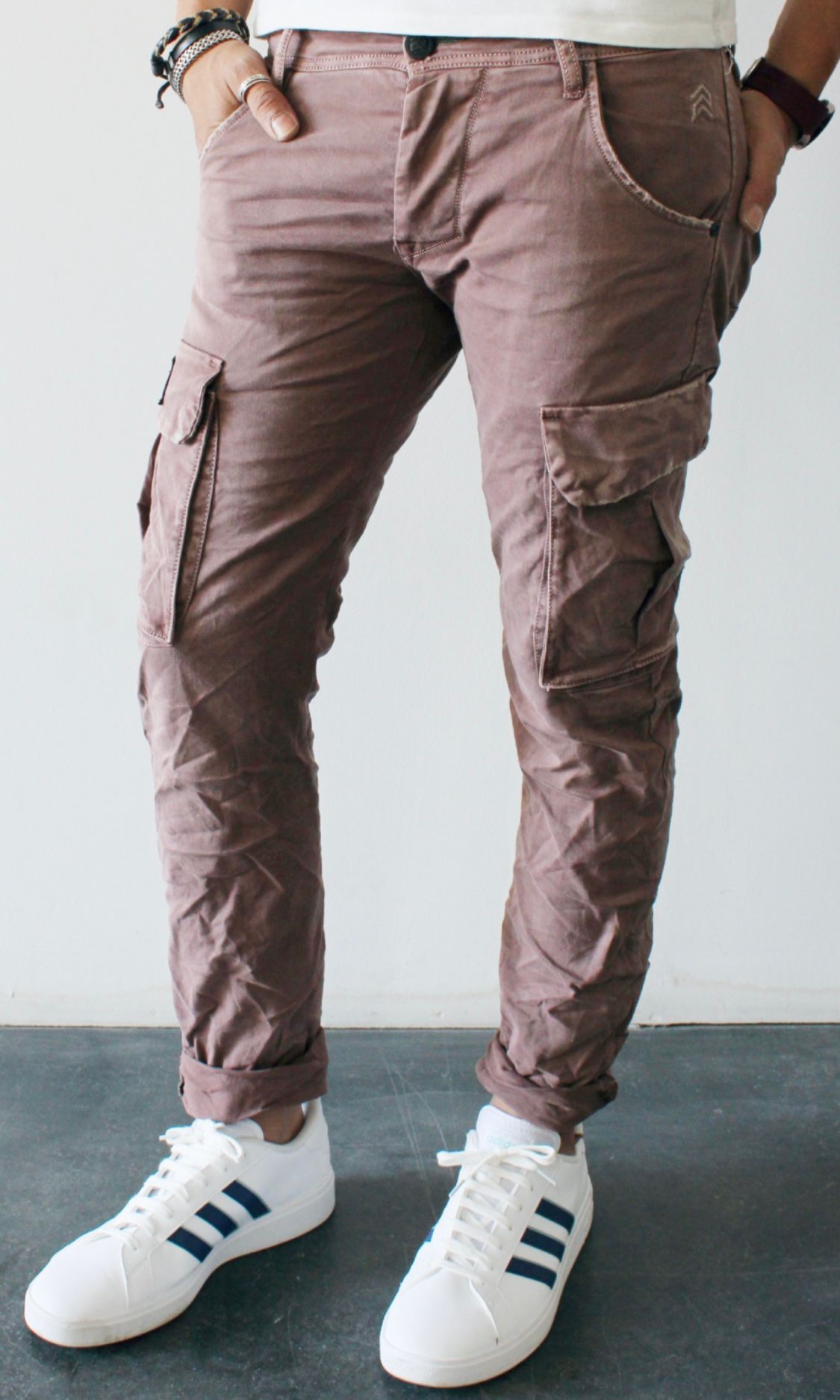 Pantalón cargo MOLOTOV Smith BROWN Made in Spain - INDOMITO108