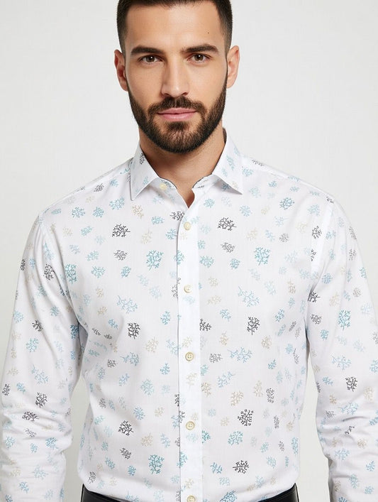 Camisa Estampada Monttesco Ice - 100% Algodón Español