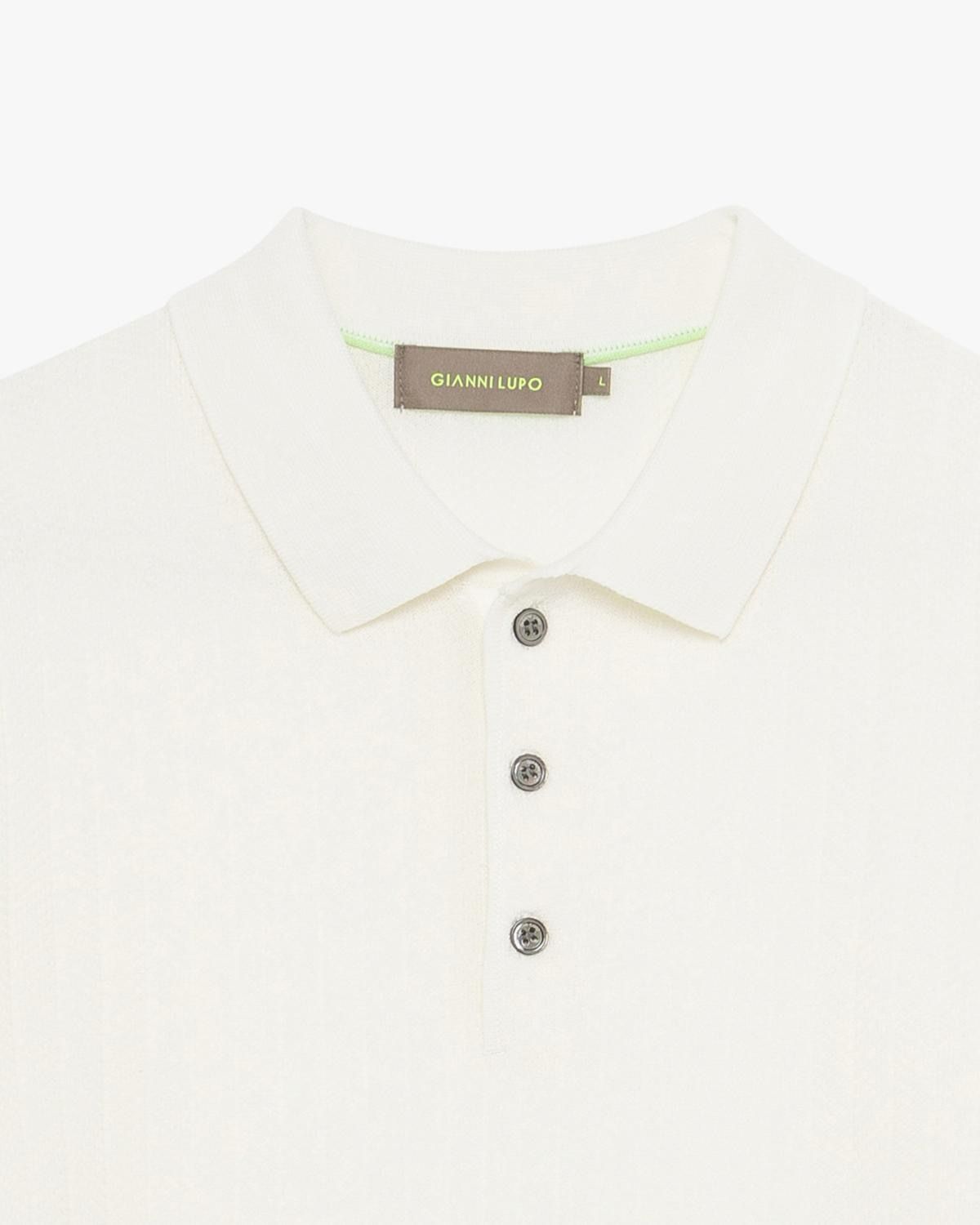 Polo blanco Gianni Lupo