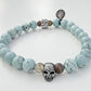 Pulsera gamadeinibiza celeste skull