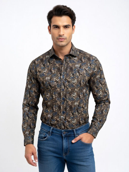 Camisa  estampada Monttesco antonomasi