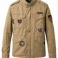 Parka militar gianni con parches