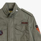 Parka militar gianni con parches