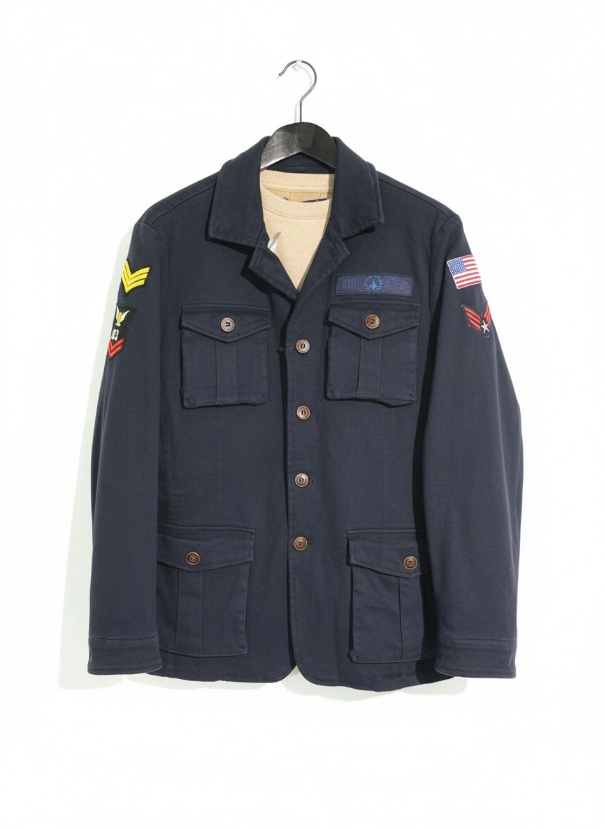 Chaqueta estilo militar berne