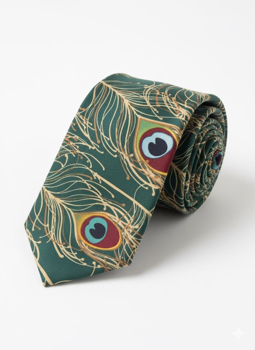 Corbata pavo real