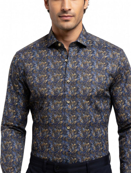 Camisa  estampada Monttesco purple