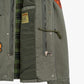 Parka militar gianni con parches