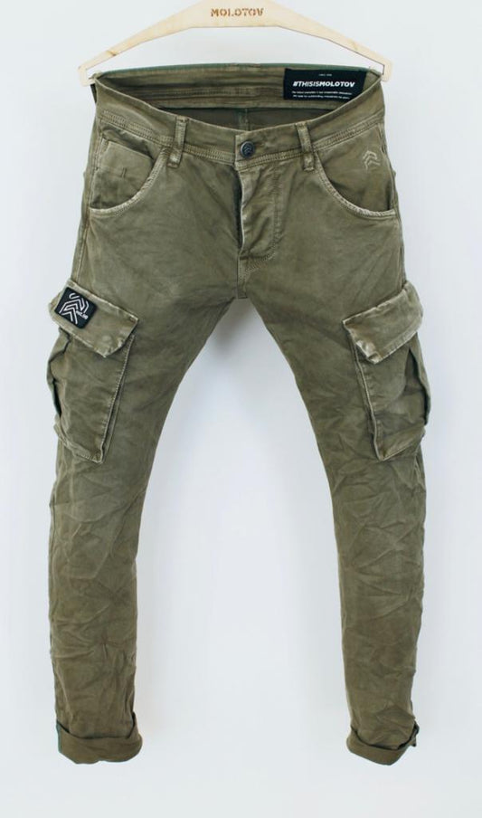 Pantalón cargo MOLOTOV kaki