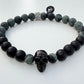 Pulsera gamadeinibiza calavera negra