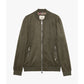 Chaqueta bomber efecto ante Gianni verde militar