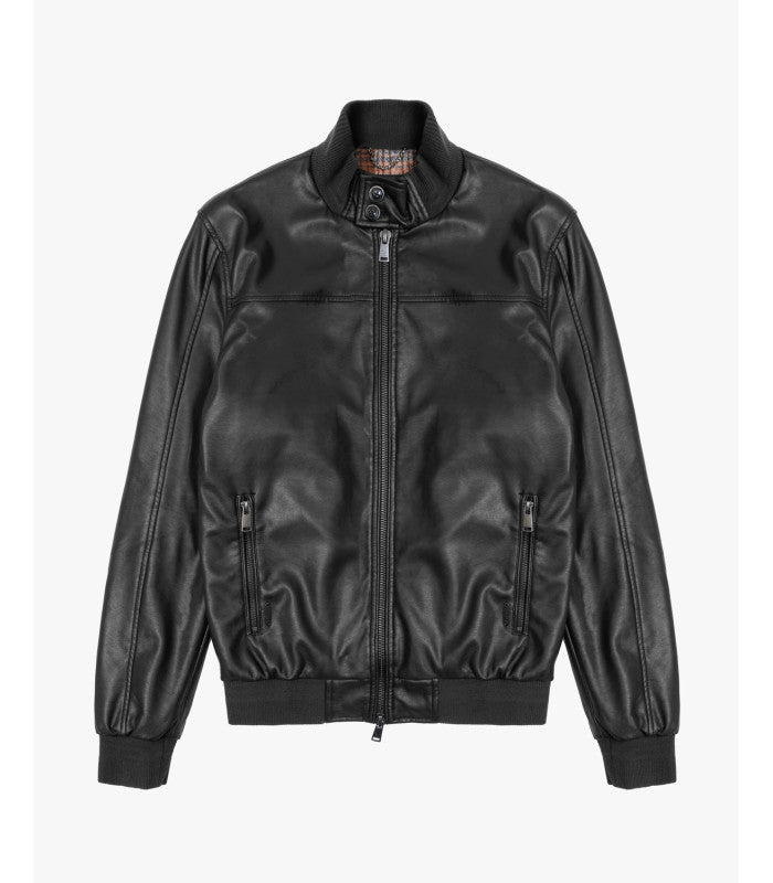 Chaqueta bomber negra gianni
